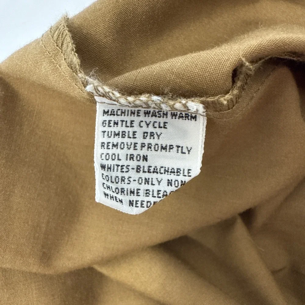 PRIORITIES‎ by Van Heusen Shirt Mens Long Sleeve Size 16 1/2 32/33, Brown